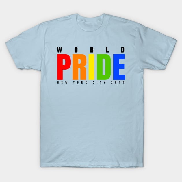 World Pride Shirt (New York City 2019) T-Shirt by interbasket